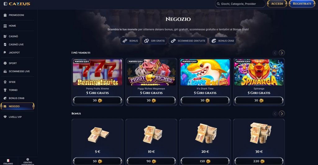Cazeus Online casino 2026