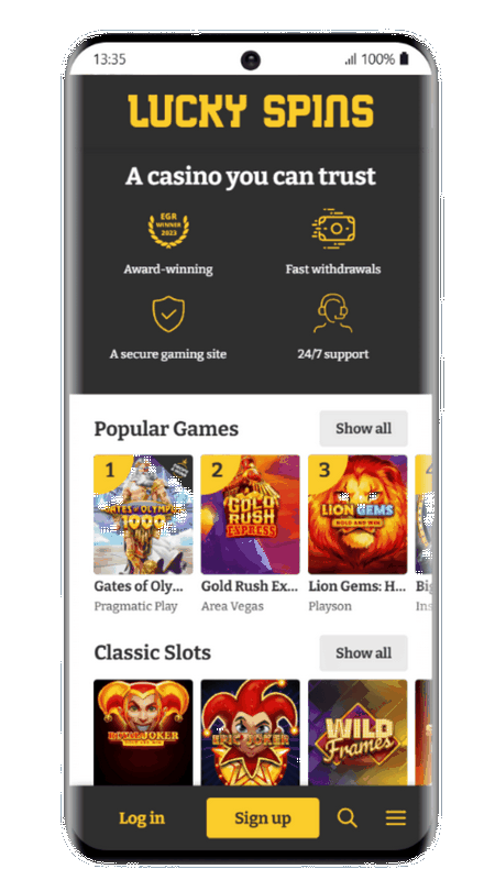 Lucky Spins -arvostelu (2026) Lucky Spins -arvostelu (2026)